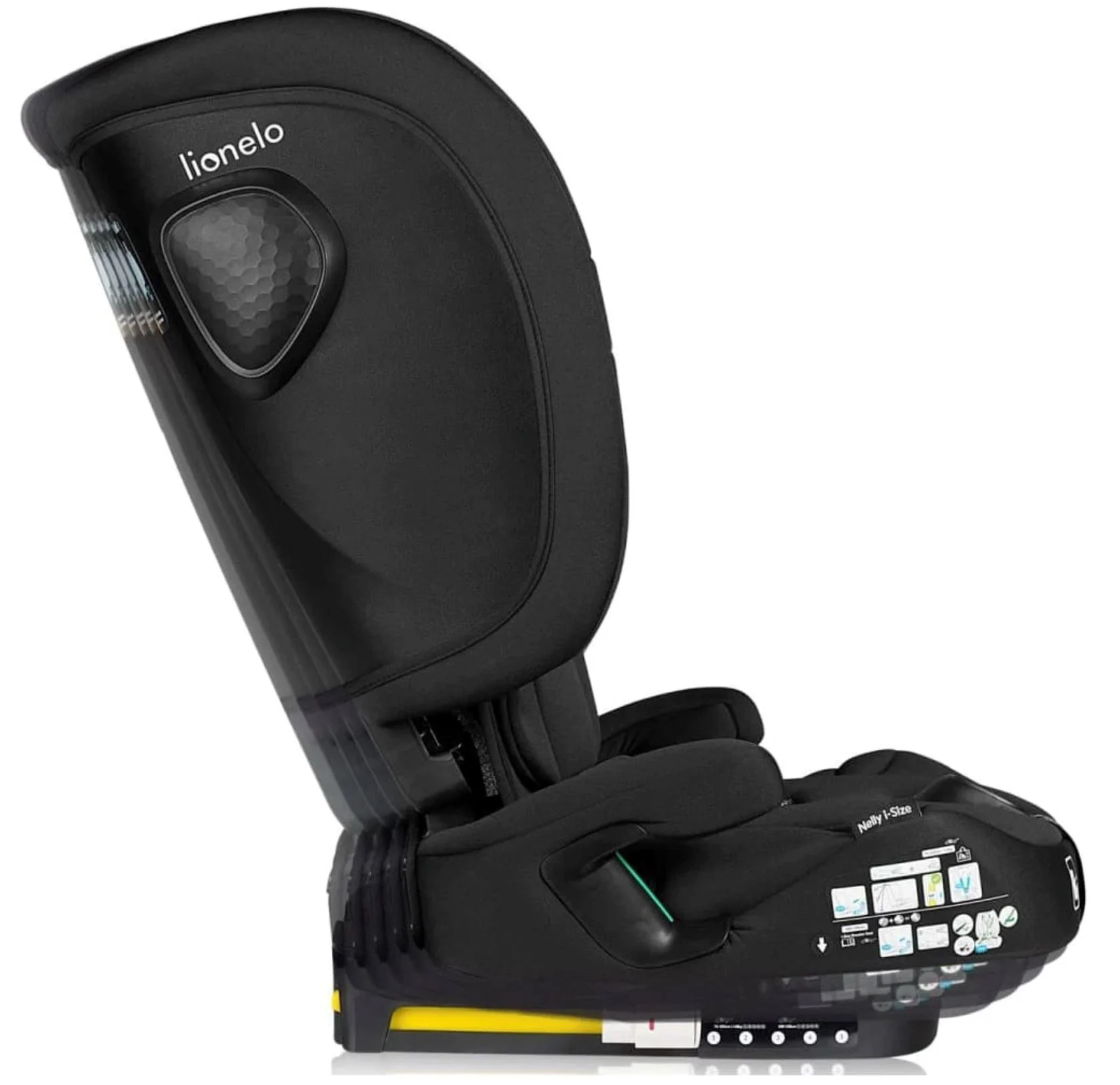 Автокресло Lionelo Isofix Nelly складное, 9-36 кг, Черное foto