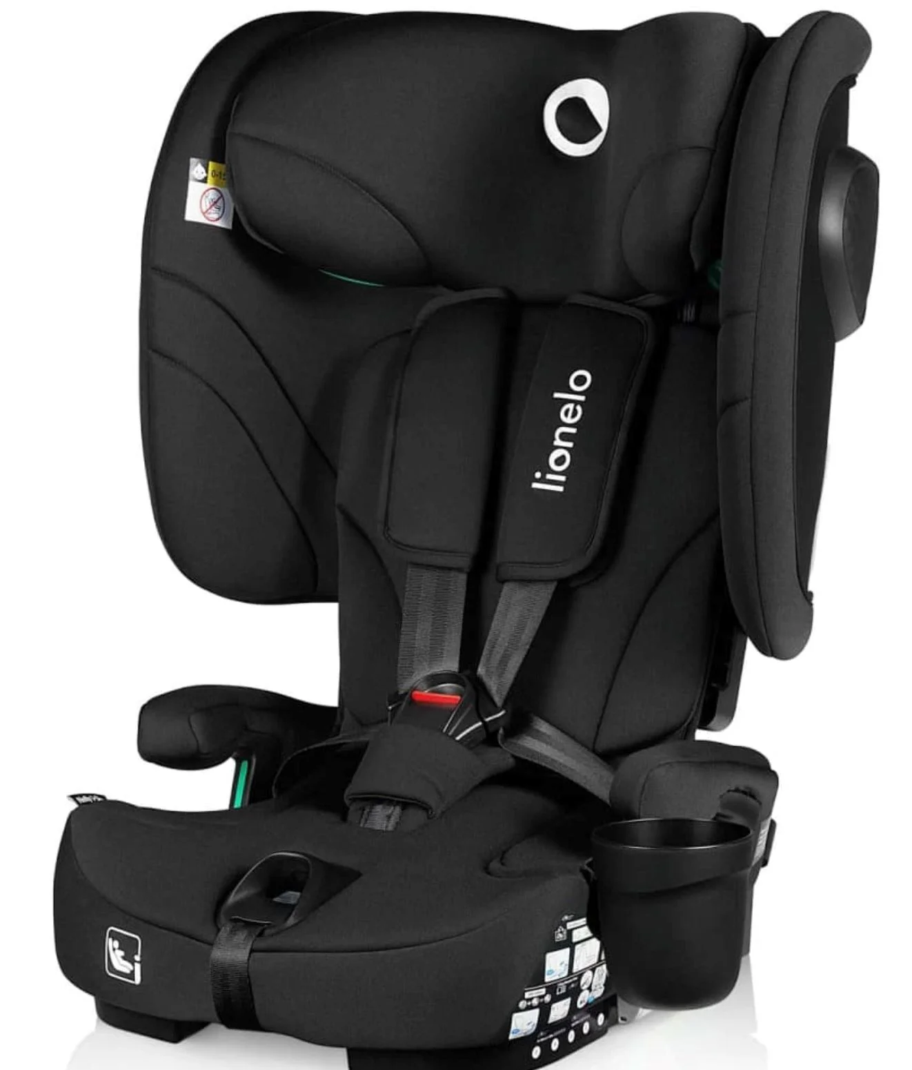 Автокресло Lionelo Isofix Nelly складное, 9-36 кг, Черное foto