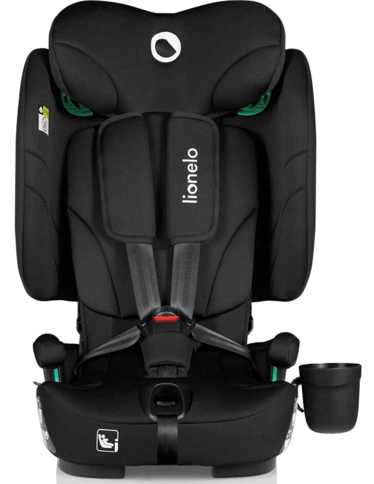 Автокресло Lionelo Isofix Nelly складное, 9-36 кг, Черное foto