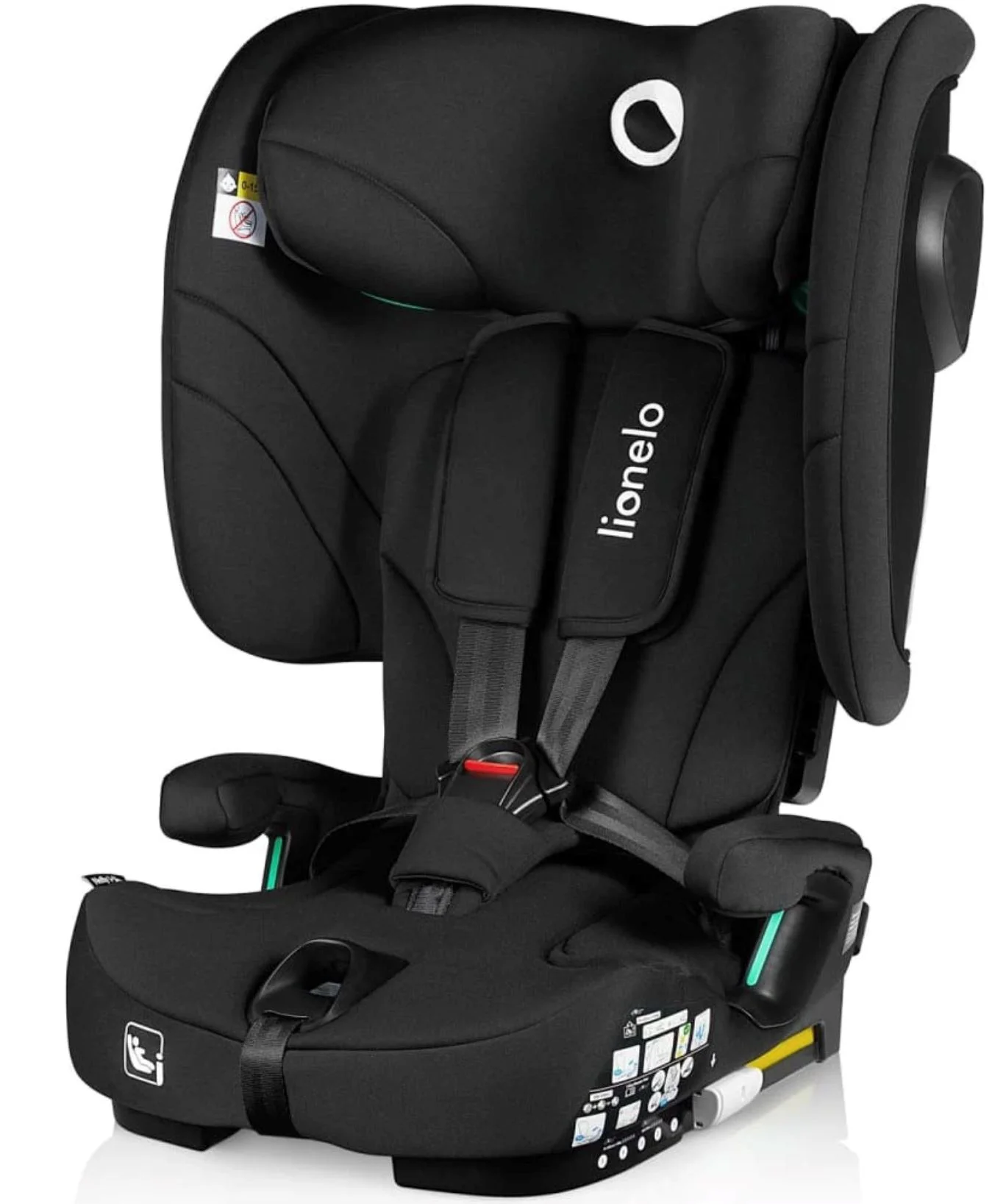 Автокресло Lionelo Isofix Nelly складное, 9-36 кг, Черное foto