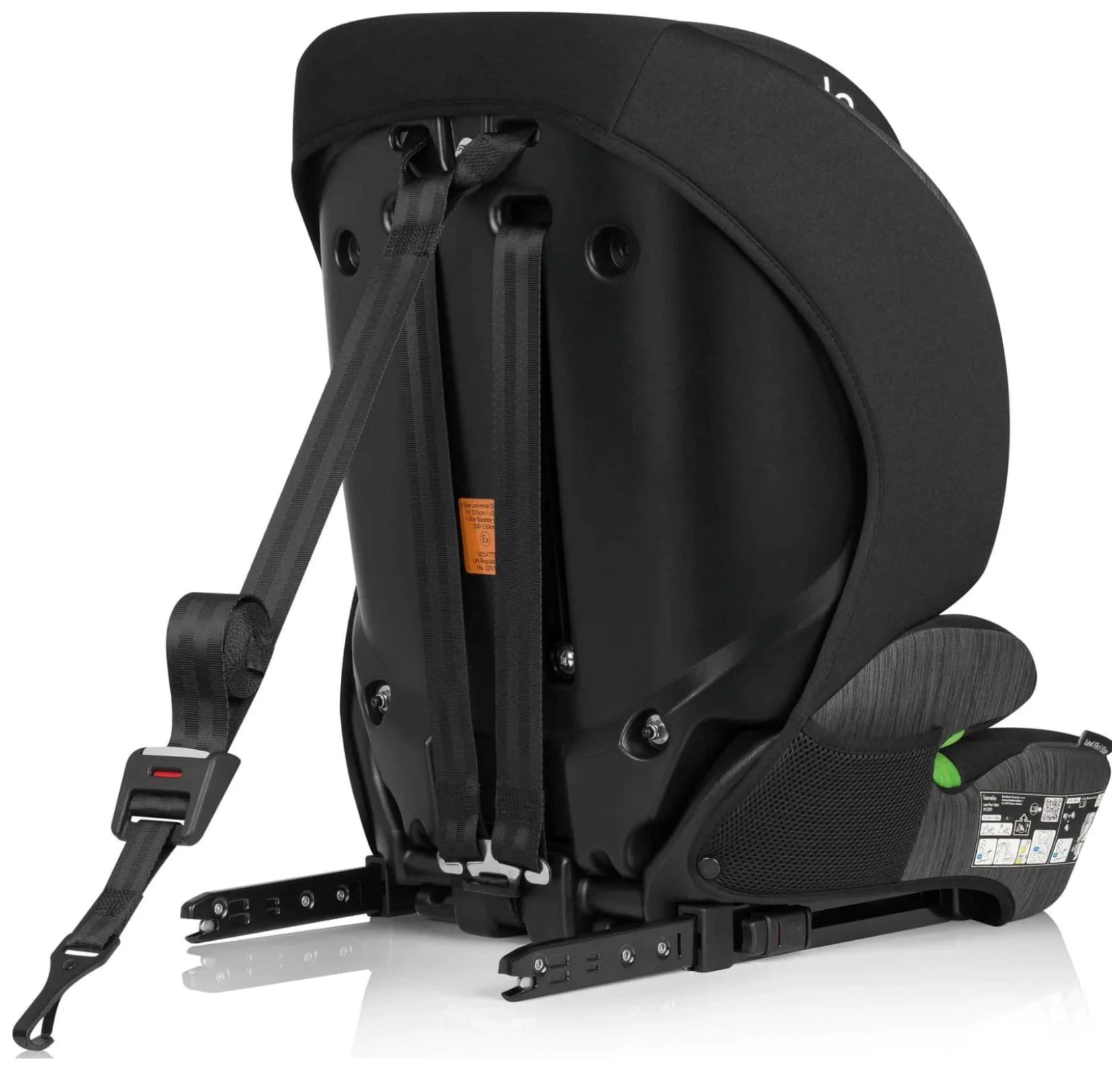 Scaun auto Lionelo Isofix Levi Fix, 9-36 kg, Gri foto