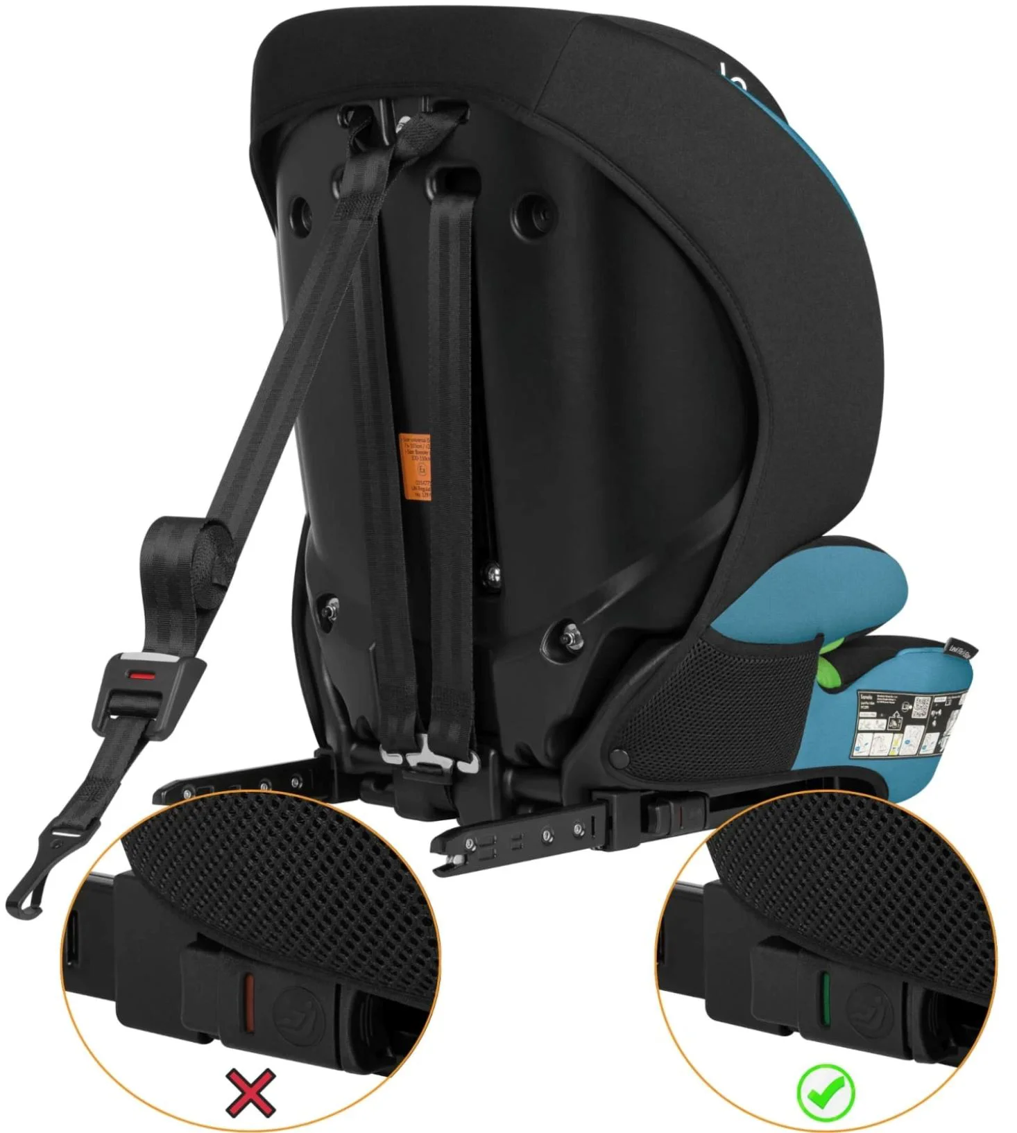 Автокресло Lionelo Isofix Levi Fix, 9-36 кг, Синее foto
