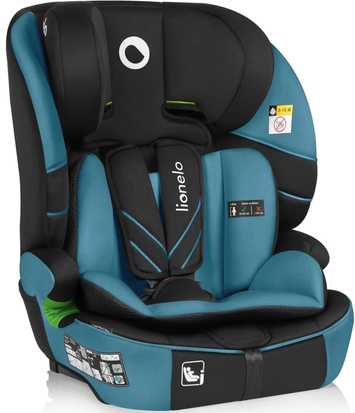 Автокресло Lionelo Isofix Levi Fix, 9-36 кг, Синее foto