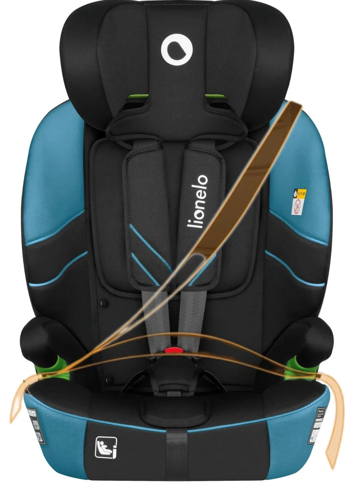 Автокресло Lionelo Isofix Levi Fix, 9-36 кг, Синее foto