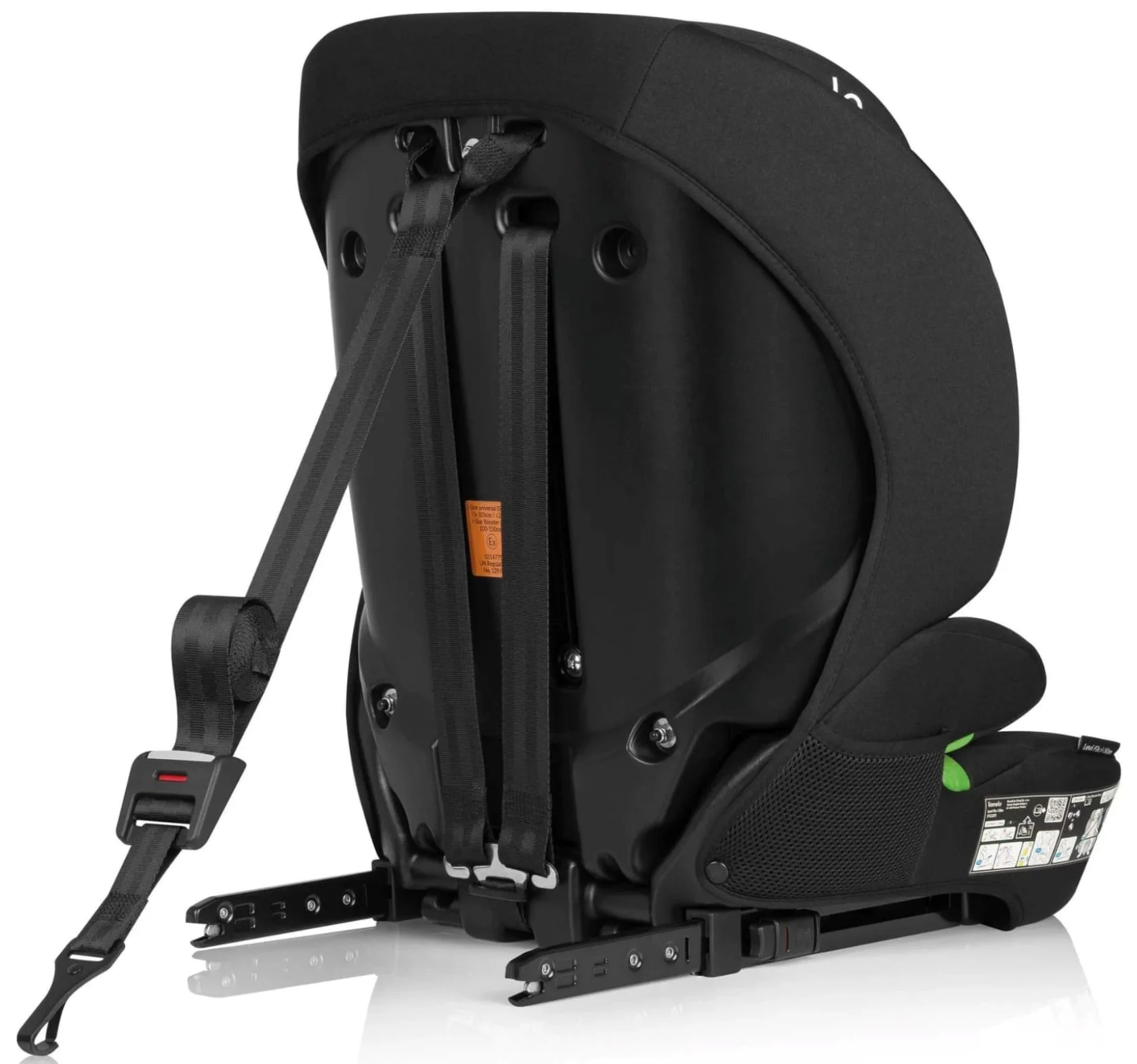 Автокресло Lionelo Isofix Levi Fix, 9-36 кг, Черное foto
