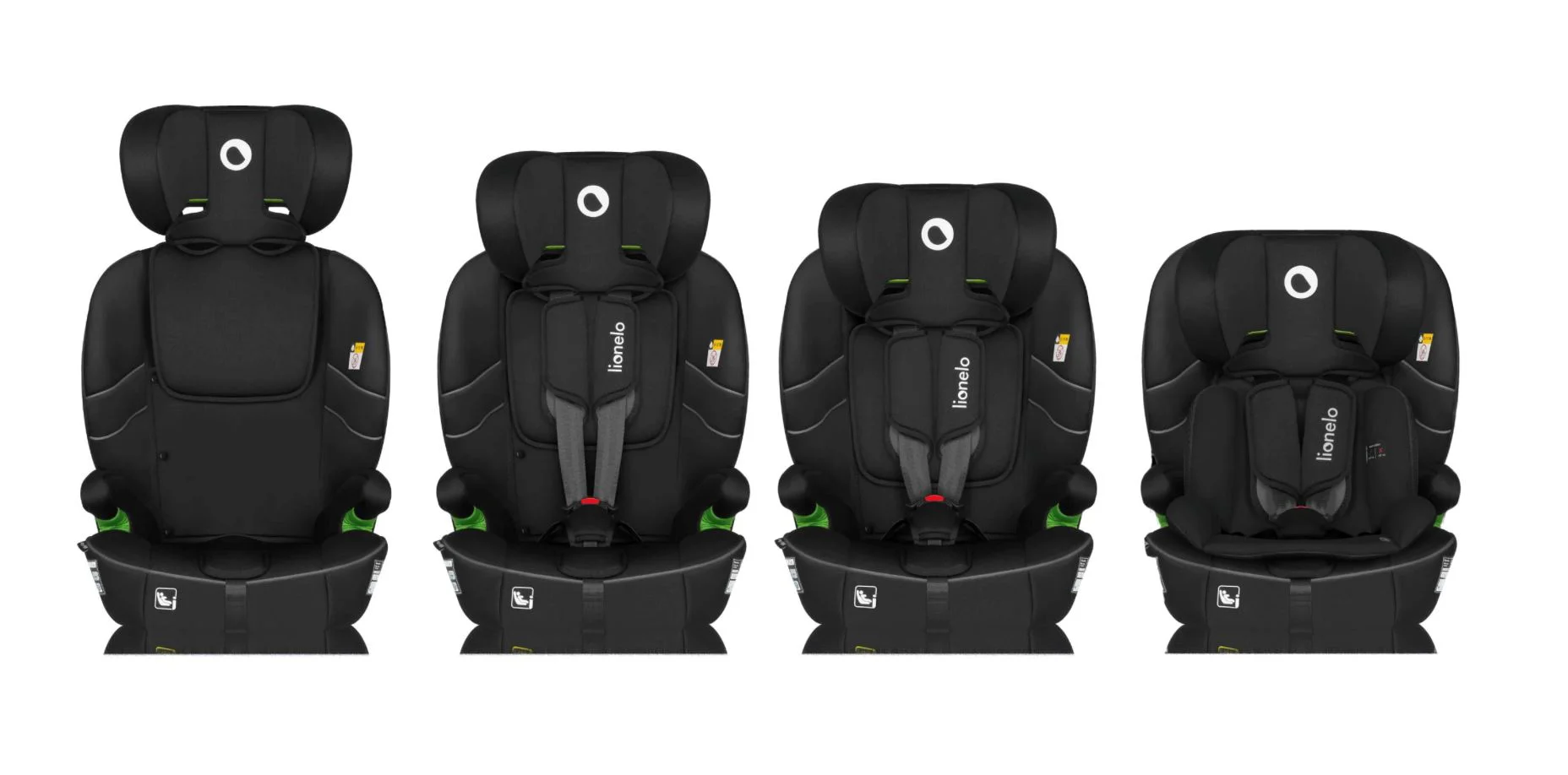 Автокресло Lionelo Isofix Billy, 9-36 кг, Чёрный foto