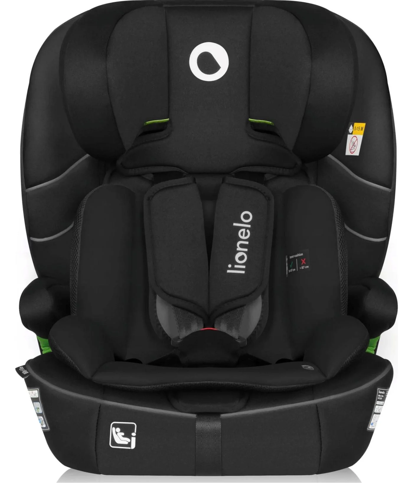 Автокресло Lionelo Isofix Billy, 9-36 кг, Чёрный foto