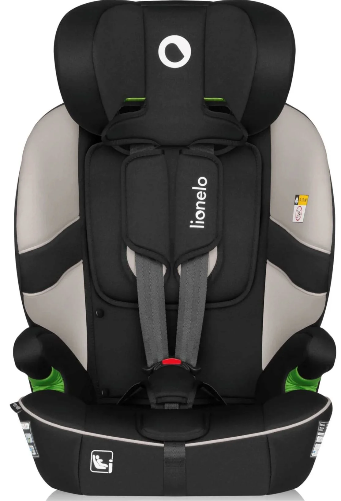 Scaun auto Lionelo Isofix Billy, 9-36 kg, Bej foto