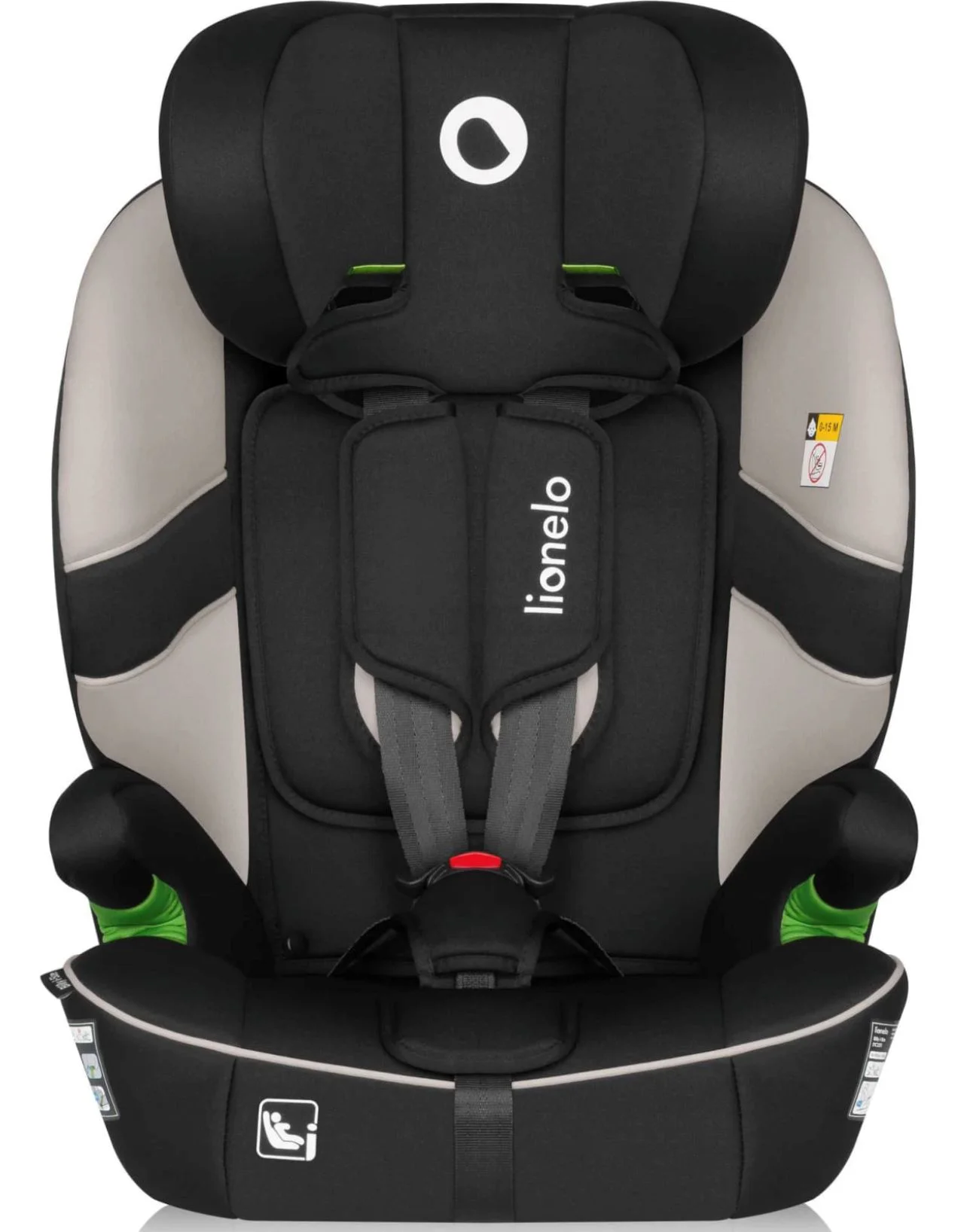Scaun auto Lionelo Isofix Billy, 9-36 kg, Bej foto