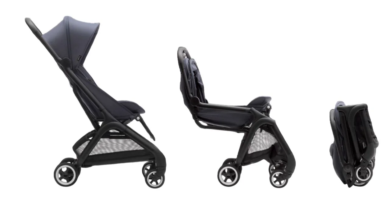 Carucior ultracompact Bugaboo Butterfly Black/Dark Cherry foto