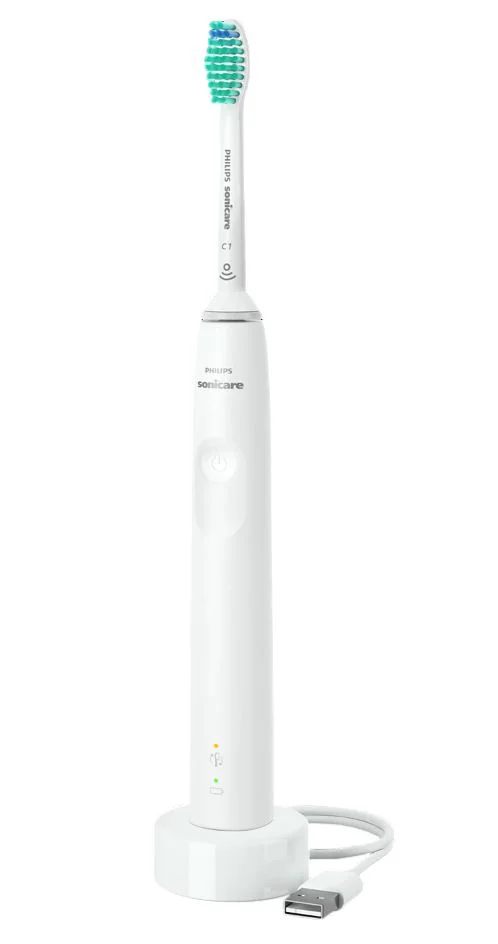 Электрическая звуковая зубная щётка Philips Sonicare серия 3100 с чехлом foto
