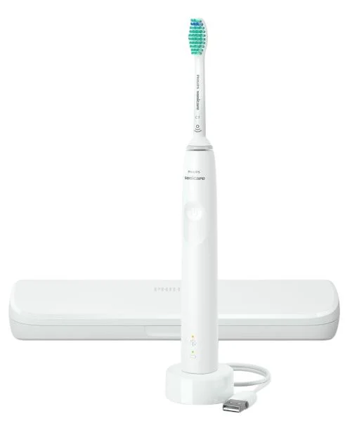 Электрическая звуковая зубная щётка Philips Sonicare серия 3100 с чехлом foto