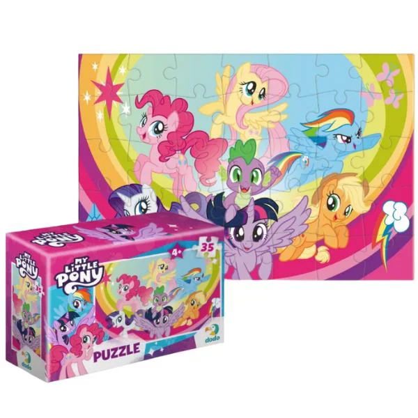 Mini-puzzle Dodo Prietene magice, seria My Little Pony, 35 el. foto