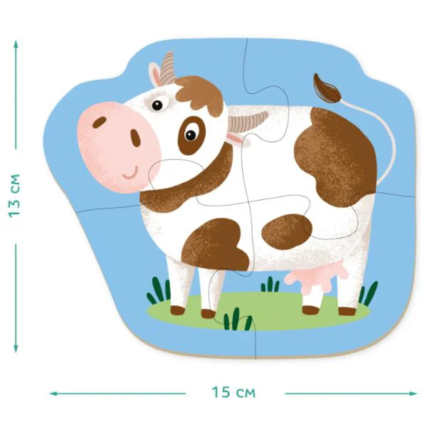 Puzzle 6 in 1 Dodo Animale domestice foto