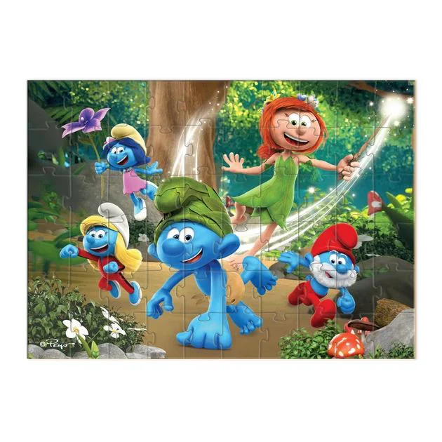 Puzzle Dodo Printesa Frunzulita, seria Smurfii, 60 el. foto