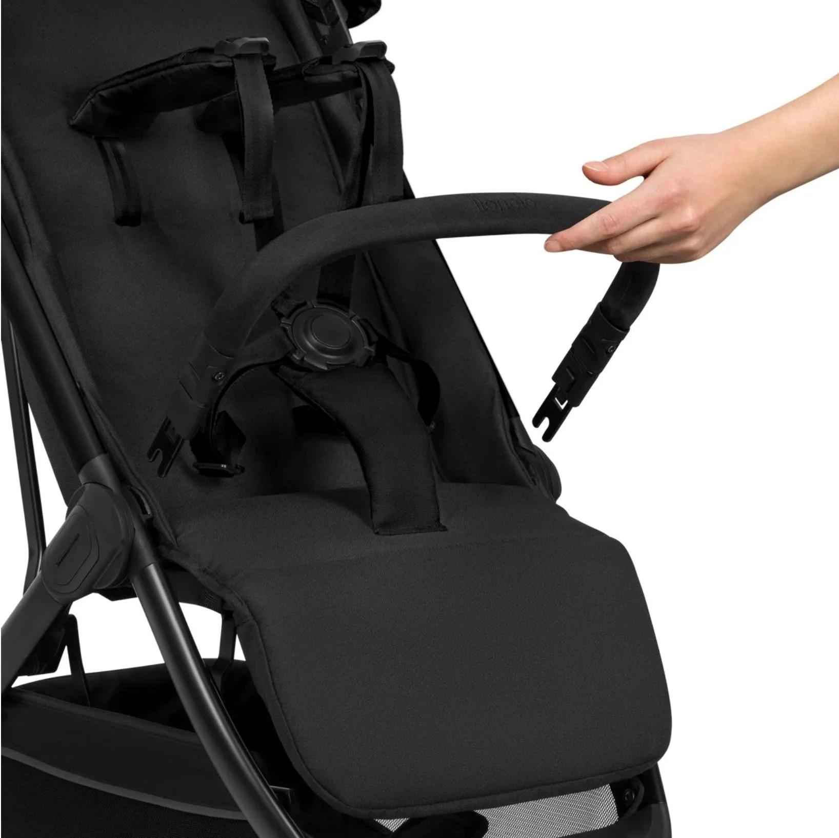 Carucior Lionelo Julie Air Black Onyx foto