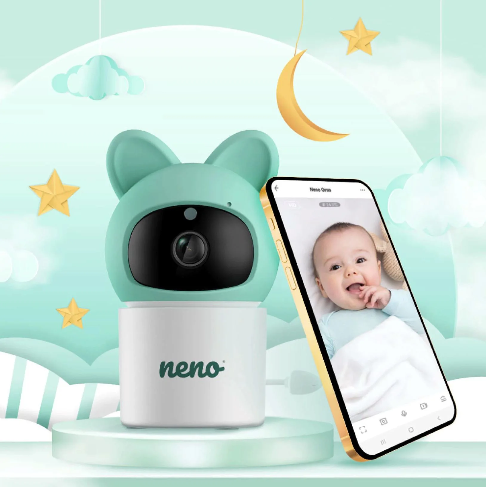 Видеоняня Neno Orso Wireless с IP-подключением foto