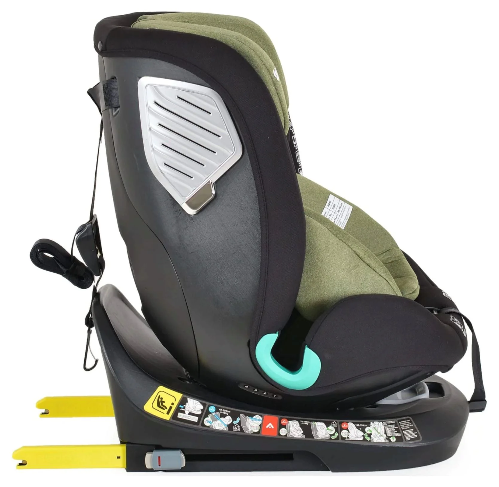 Автокресло Moni Isofix 360 Serengeti Sky, 0-36 кг, Зеленое foto