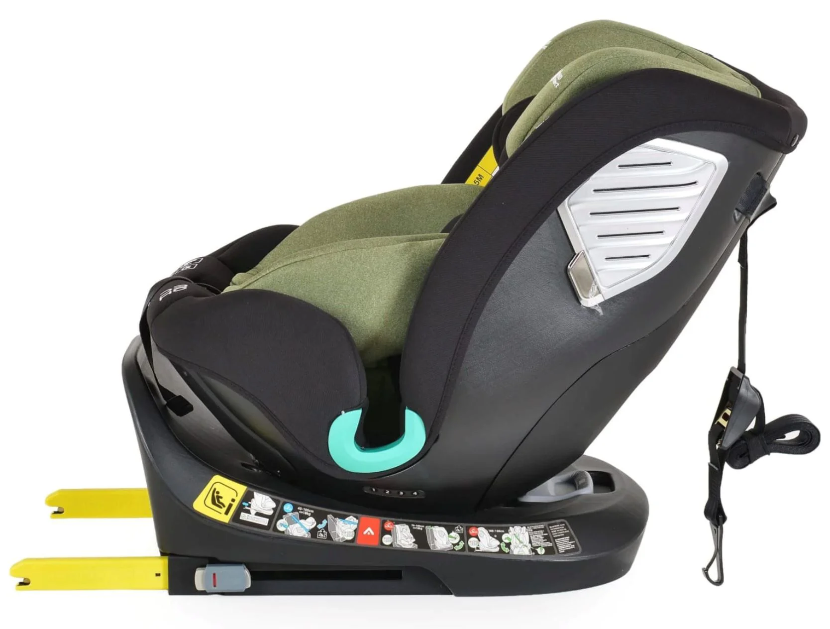 Автокресло Moni Isofix 360 Serengeti Sky, 0-36 кг, Зеленое foto