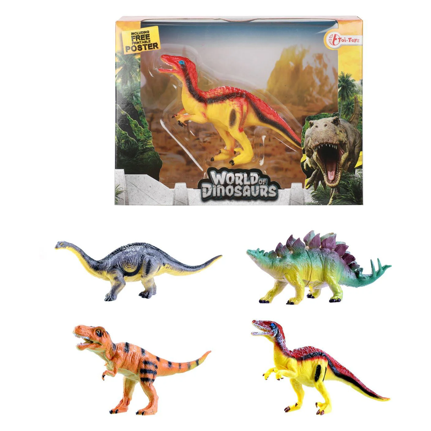 Figurina dinozaur Toi-Toys, 4 modele foto