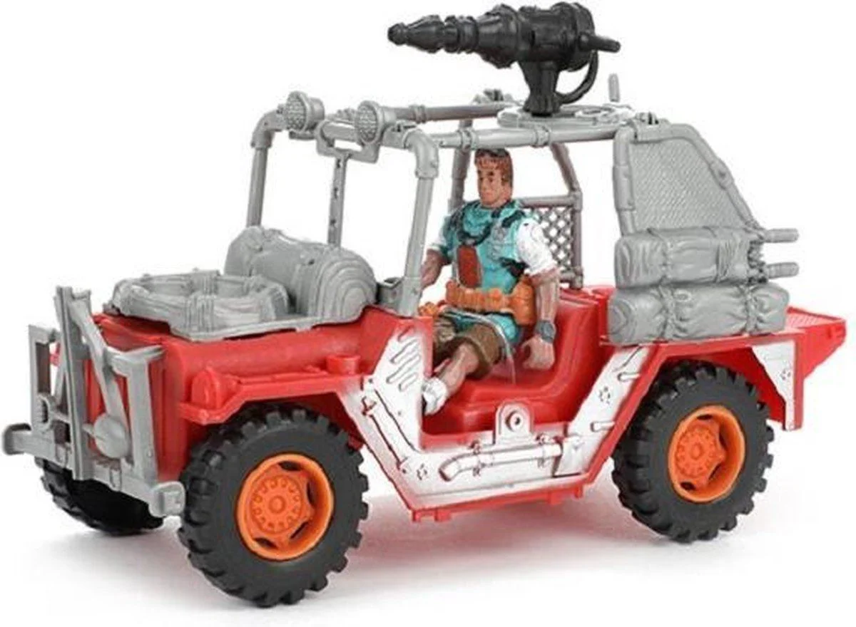 Игровой набор Toi-Toys Мир динозавров: динозавр с джипом foto