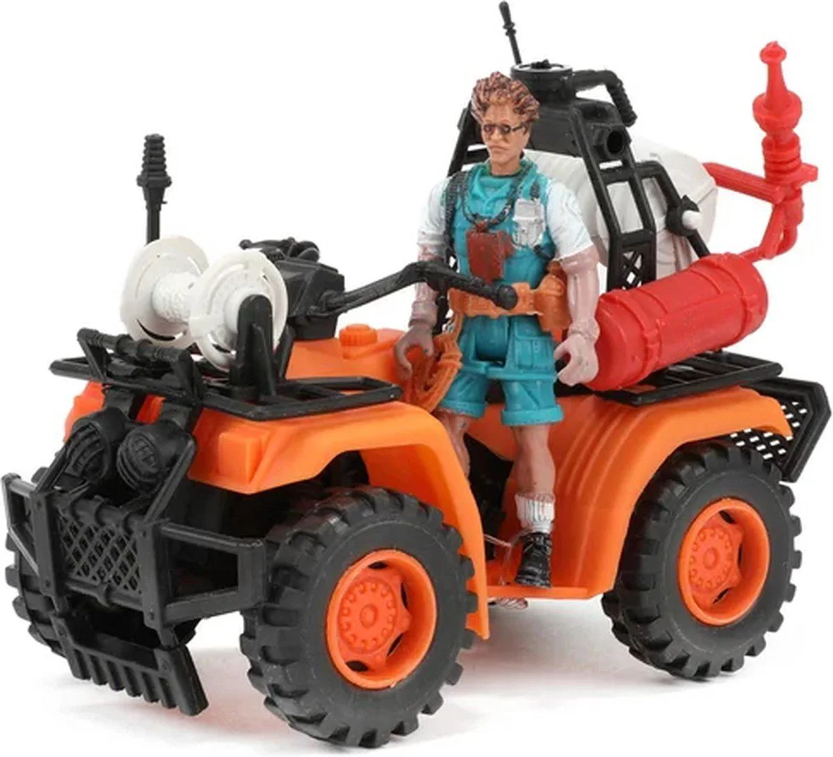 Игровой набор Toi-Toys Мир динозавров: динозавр с джипом foto