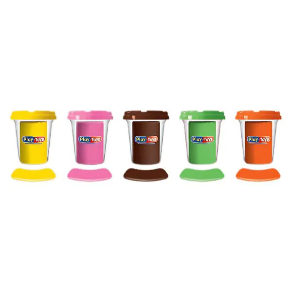 Набор пластилина в тубах Play Toys Natural, 500 г foto