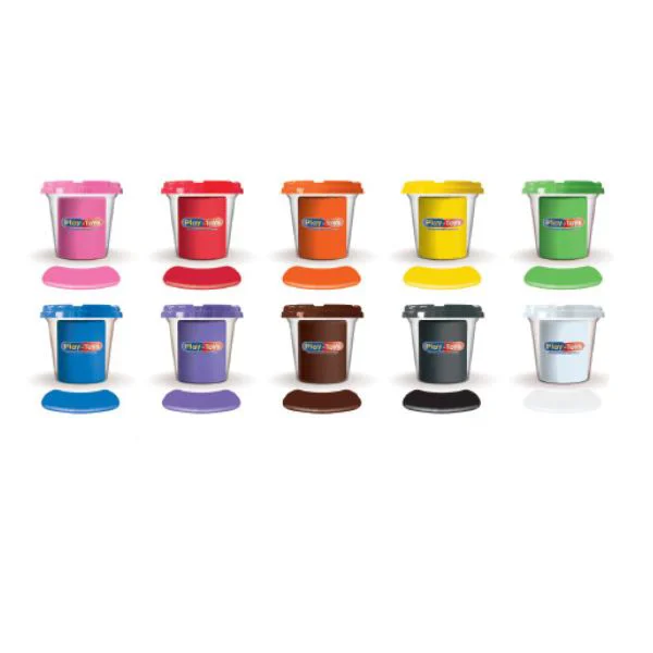 Набор пластилина Play Toys 10 цветов, 300 г foto