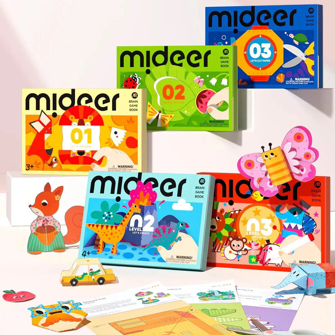 Set de creatie Mideer Let's Stick Nivelul 1 foto