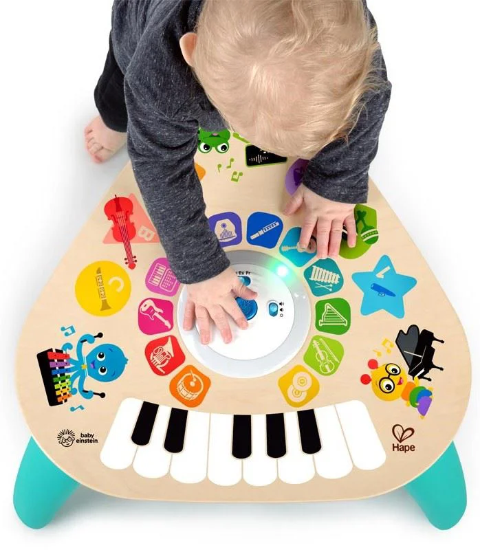 Masa de activitati din lemn Hape Baby Einstein foto