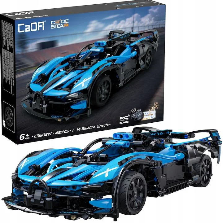 Constructor cu telecomanda CaDa Bluefire Specter, 418 el. foto