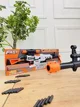 Blaster electrica cu luneta de Fast Pioneer cu gloante din spuma, 48 proiectile foto