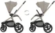 Carucior 2 in 1 KikkaBoo Goya Platinum Champagne foto