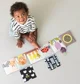 Carte textila plianta Taf Toys Iepurasii, Gradina din oras foto