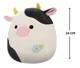 Jucarie de plus Squishmallows Vacuta Connor, 19 cm foto