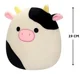 Jucarie de plus Squishmallows Vacuta Connor, 19cm foto