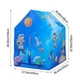 Cort de joaca pentru baieti Spatiu Cosmic 103x69x93 cm foto