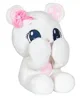 Jucarie de plus Peekapets Ursulet, Alb, 26 cm foto
