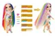 Papusa Rainbow High Amaya Raine, cu creta colorata pentru par foto