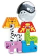 Set de joaca educativ Kiddi Smart Animalute-puzzle, 12 buc. foto