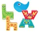 Set de joaca educativ Kiddi Smart Animalute-puzzle, 12 buc. foto