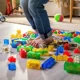 Set de constructie Jelly Blox cu blocuri senzoriale, Tractor, 12 el. foto