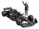 Модель автомобиля Bburago Mercedes-AMG F1 W14 E Performance с фигуркой, 1:24 foto