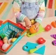 Set de joaca Battat Cos de legume cu fructe pe lipici foto