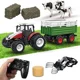 Masina cu telecomanda Essa Toys Tractor cu remorca, 1:24 foto