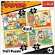 Puzzle Trefl 4 in 1 Garfield loves lasagna foto
