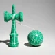 Кендама Essa Toys градиент сине-фиолетовый, 7x6x18 см, 8 моделей foto