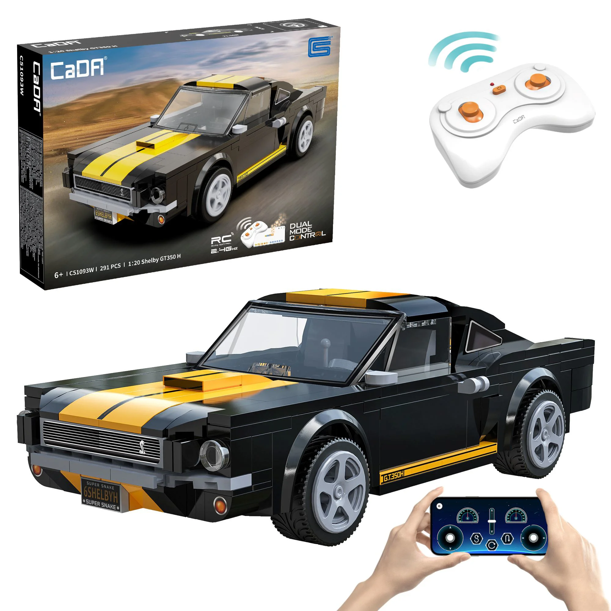 Constructor cu telecomanda CaDa Shelby GT350H, 291 el. foto