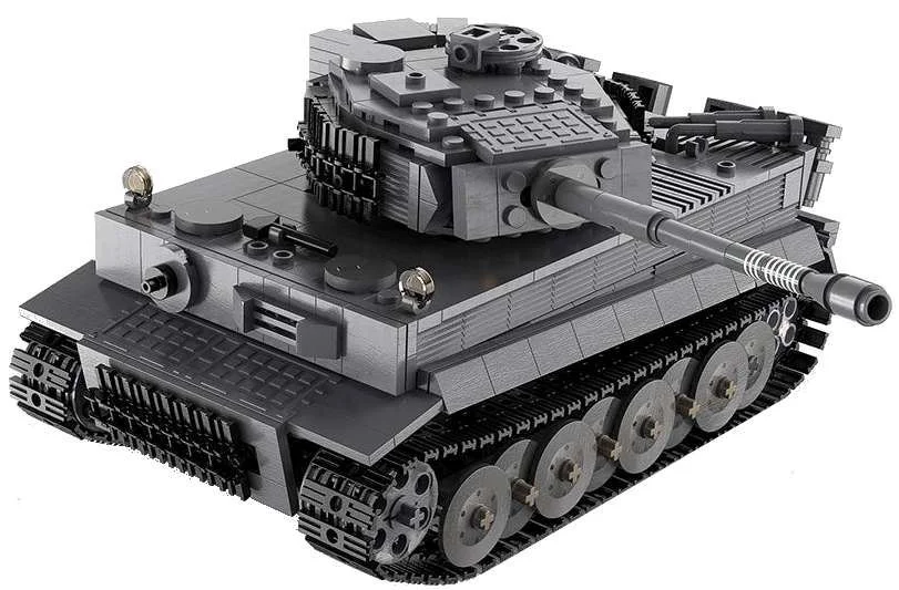 Constructor cu telecomanda CaDa Tiger Tank, 925 el. foto