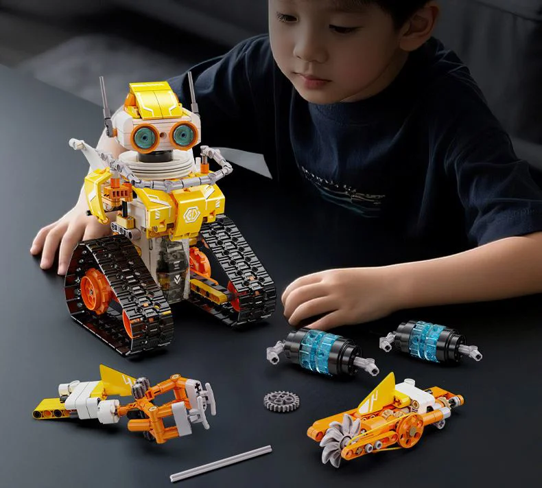 Constructor cu telecomanda CaDa W-Bot, 455 el. foto